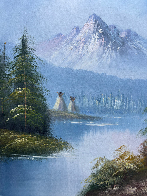 Oil Painting - Indian Territory