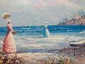 Oil painting - Victorian Ladies on a Beach