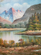 Oil Painting - Mountain Scene Landscape