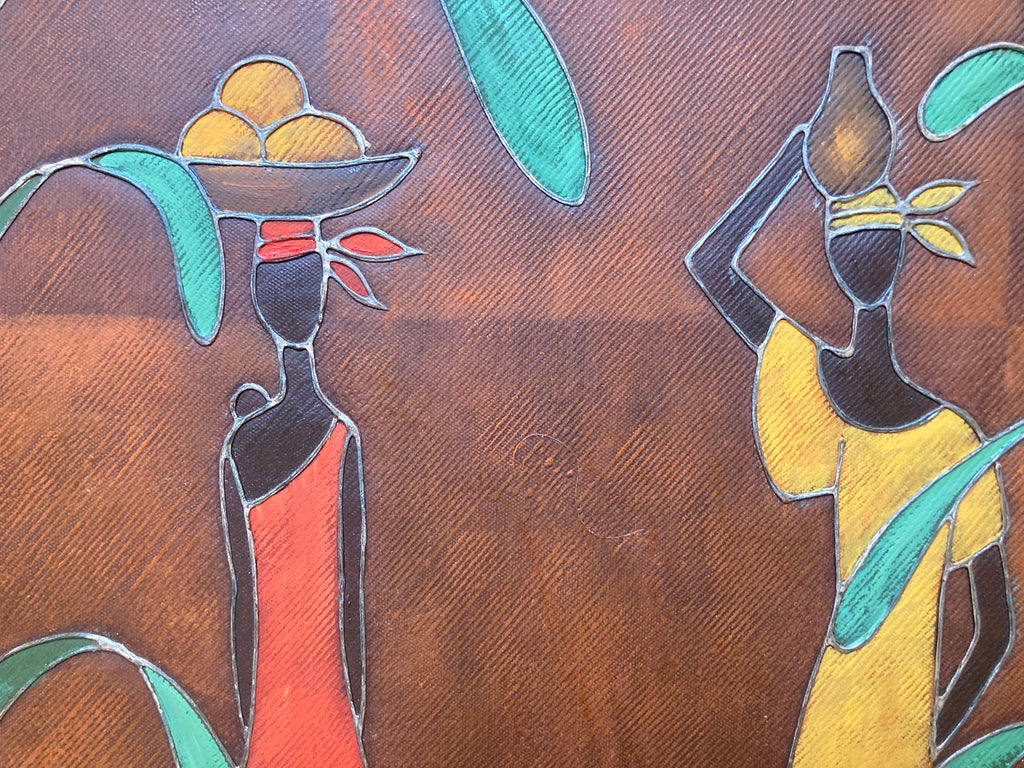 Oil Painting - Caribbean Working Ladies