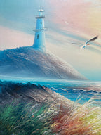 Oil Painting - Lighthouse Seascape