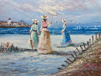 Oil Painting - Seaside Victorian Ladies