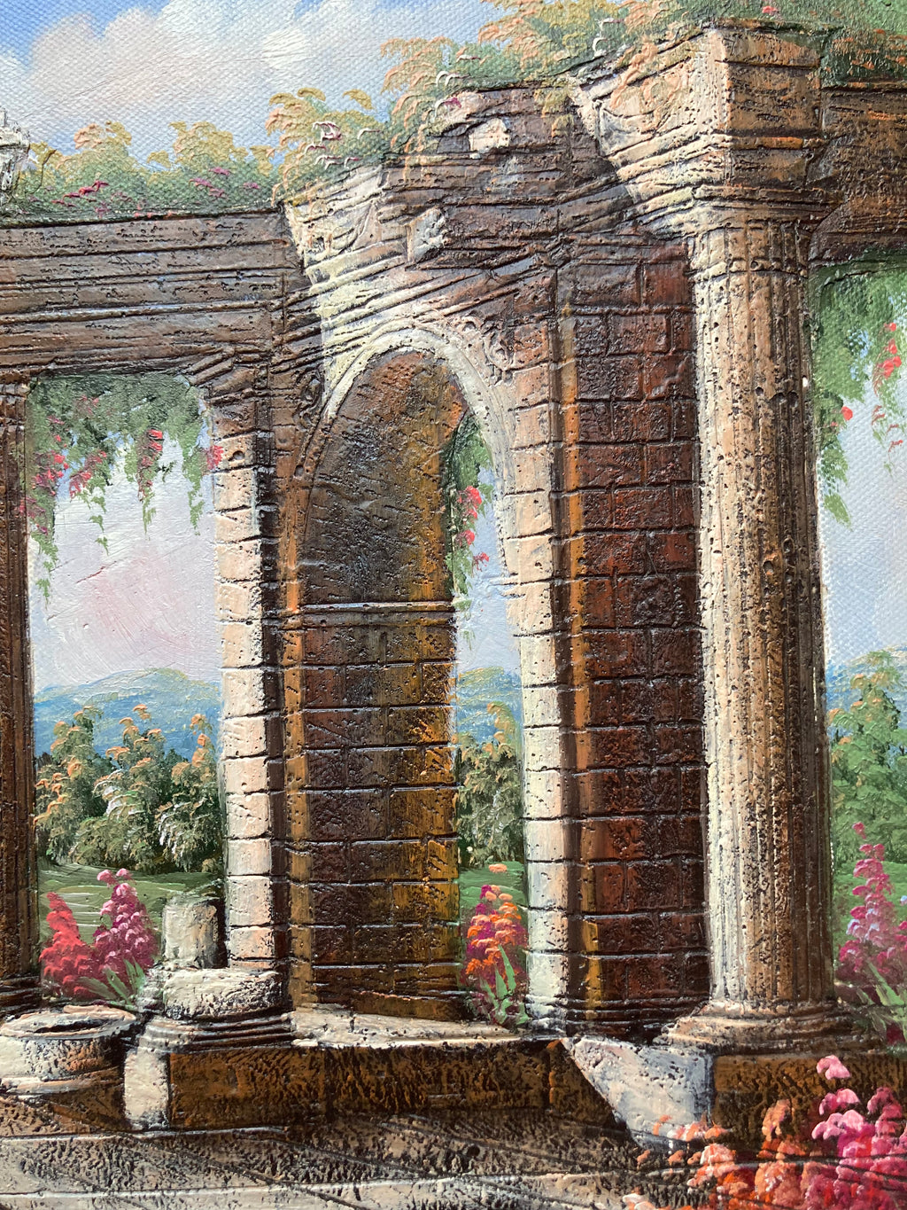 Oil Painting - Roman Ruins