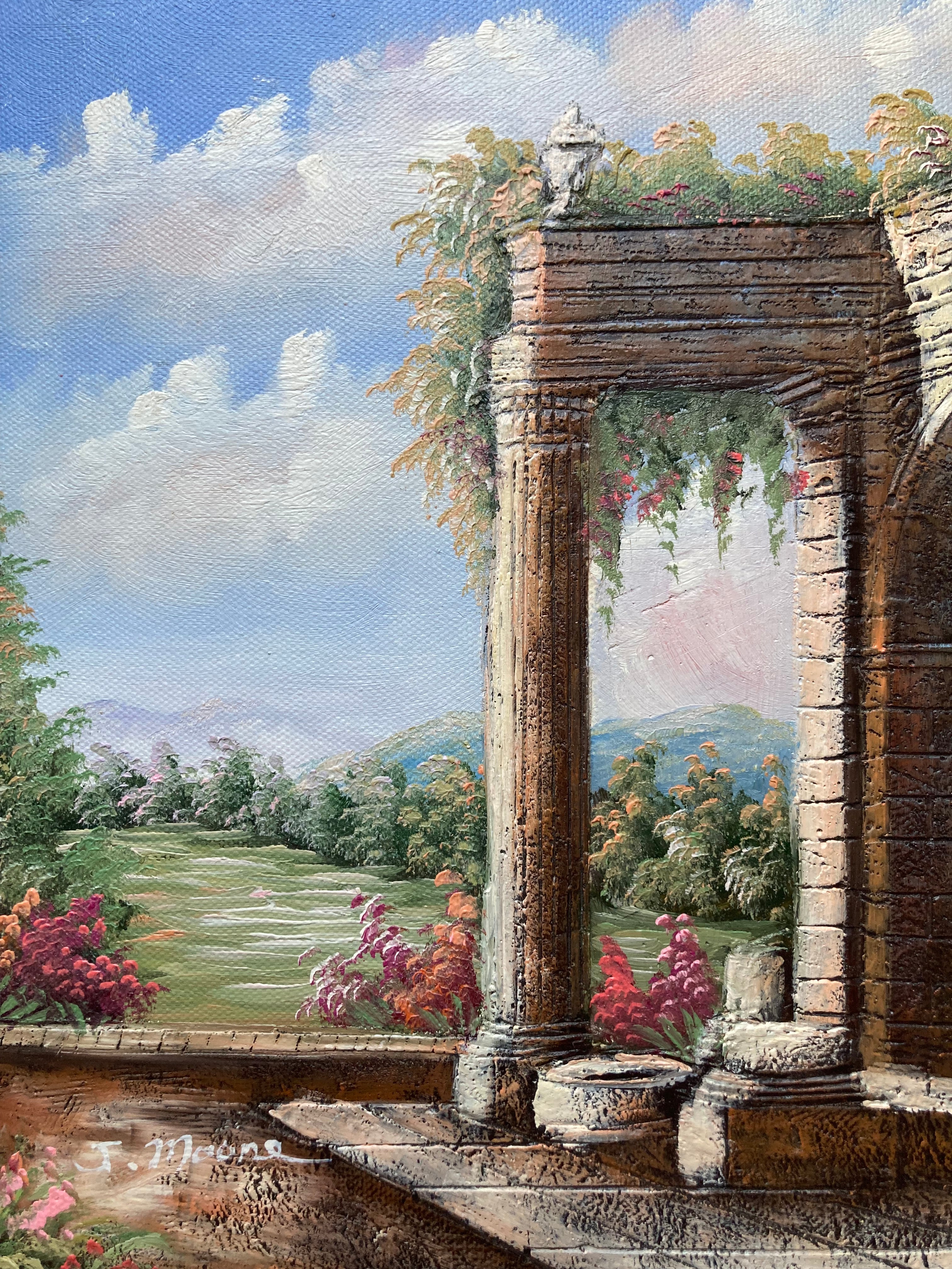 Oil Painting - Roman Ruins