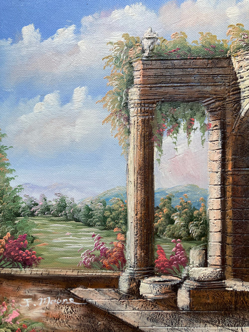 Oil Painting - Roman Ruins