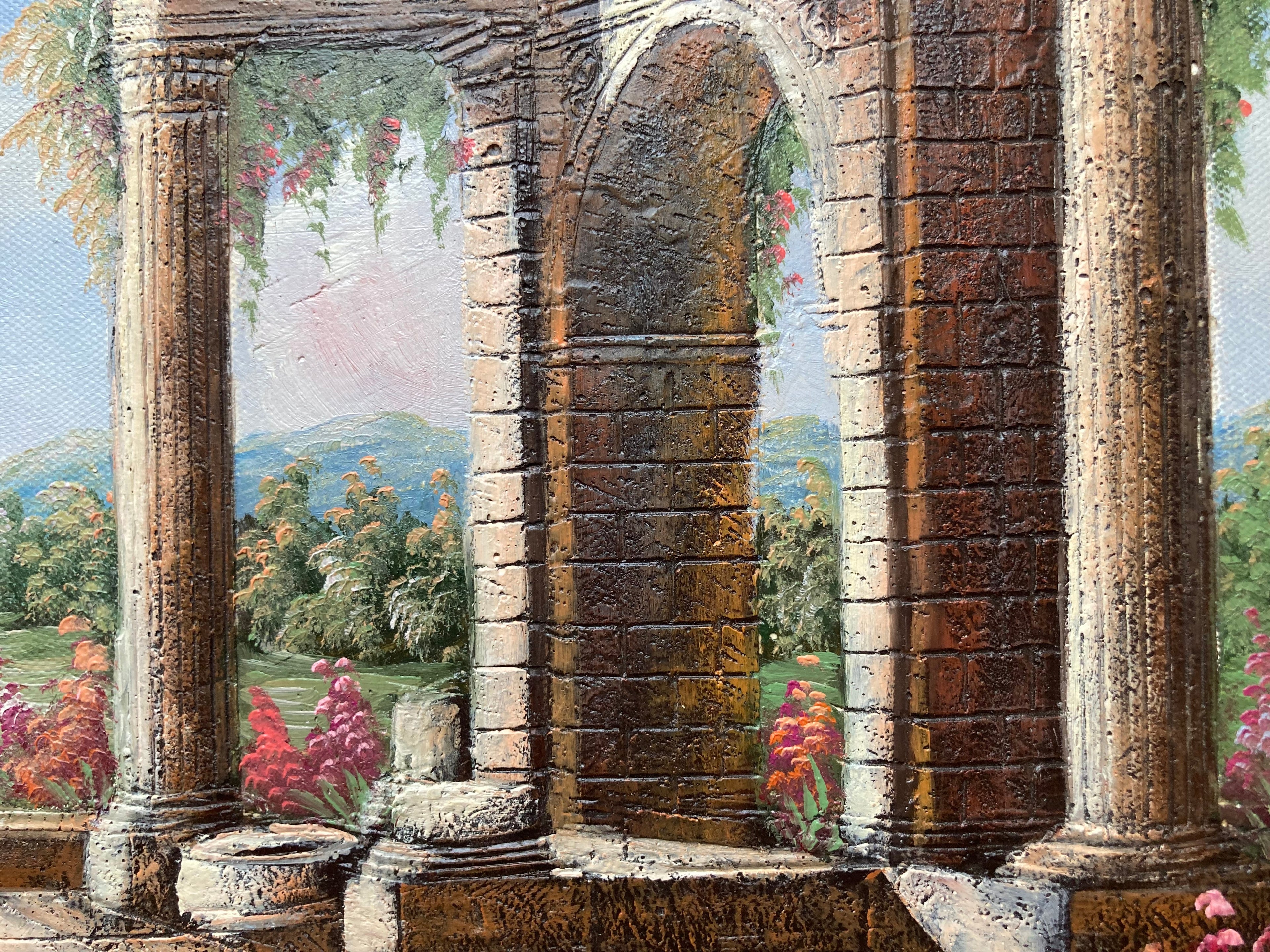 Oil Painting - Roman Ruins