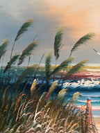 Oil Painting - Seascape With Seagulls