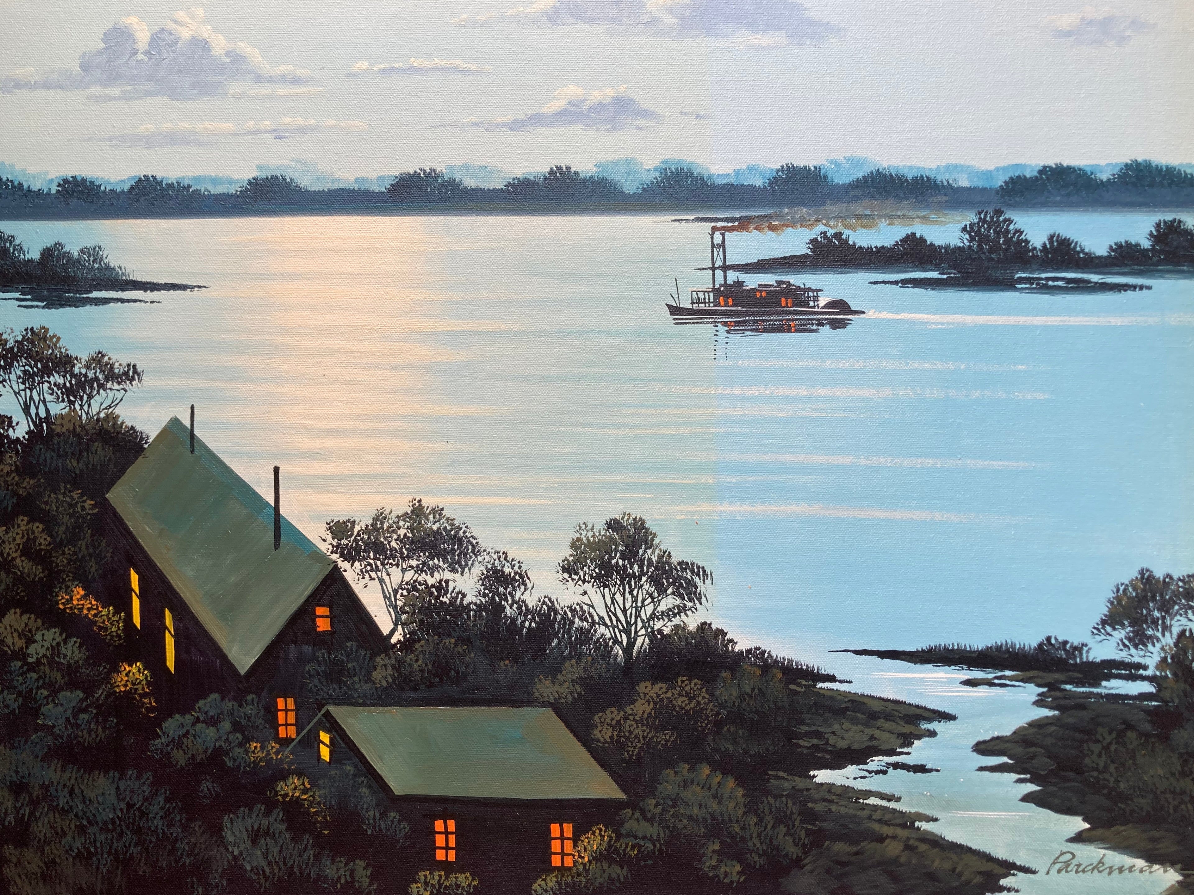 Oil Painting - Lakeside Living