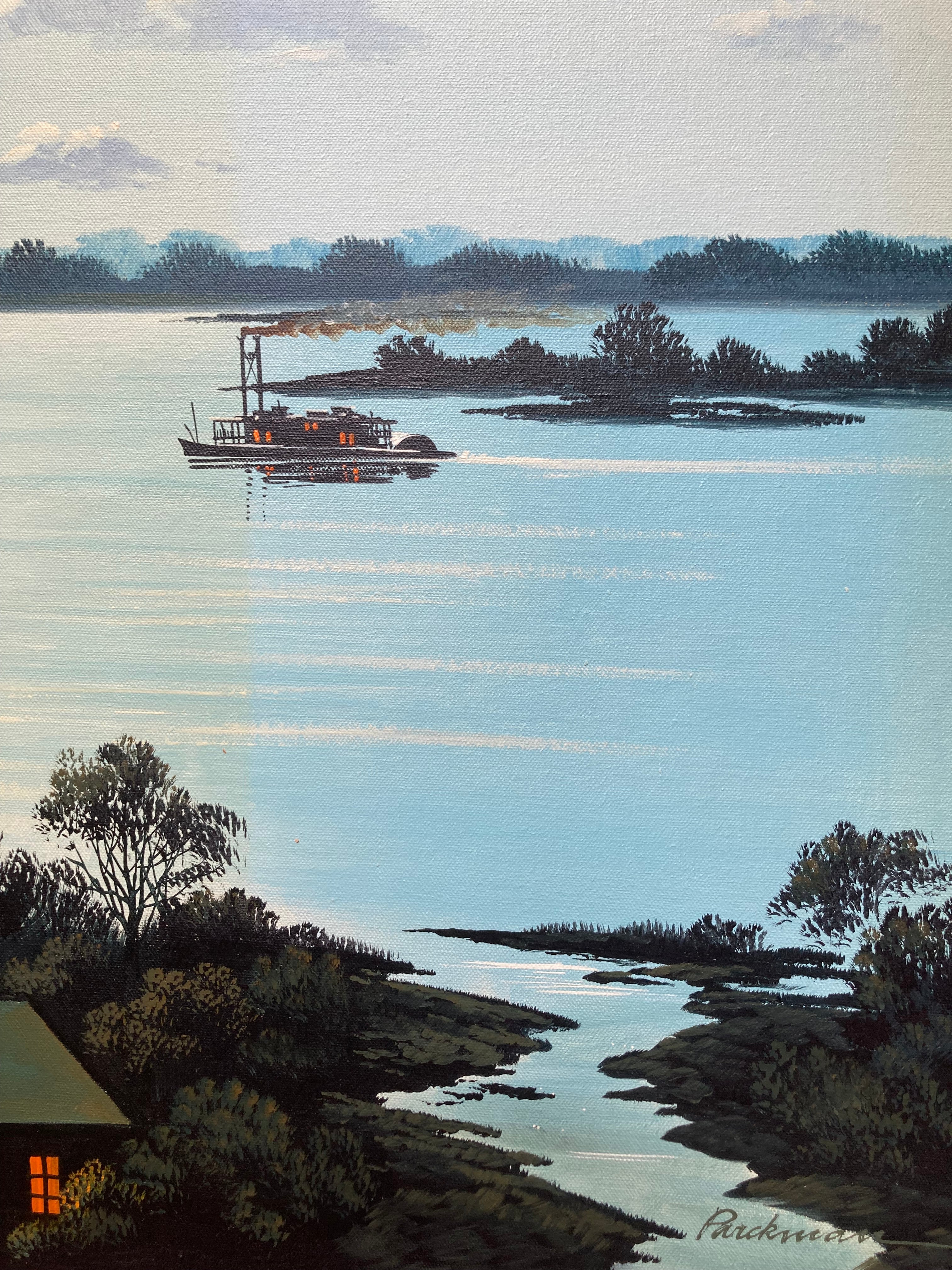 Oil Painting - Lakeside Living