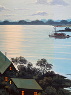 Oil Painting - Lakeside Living