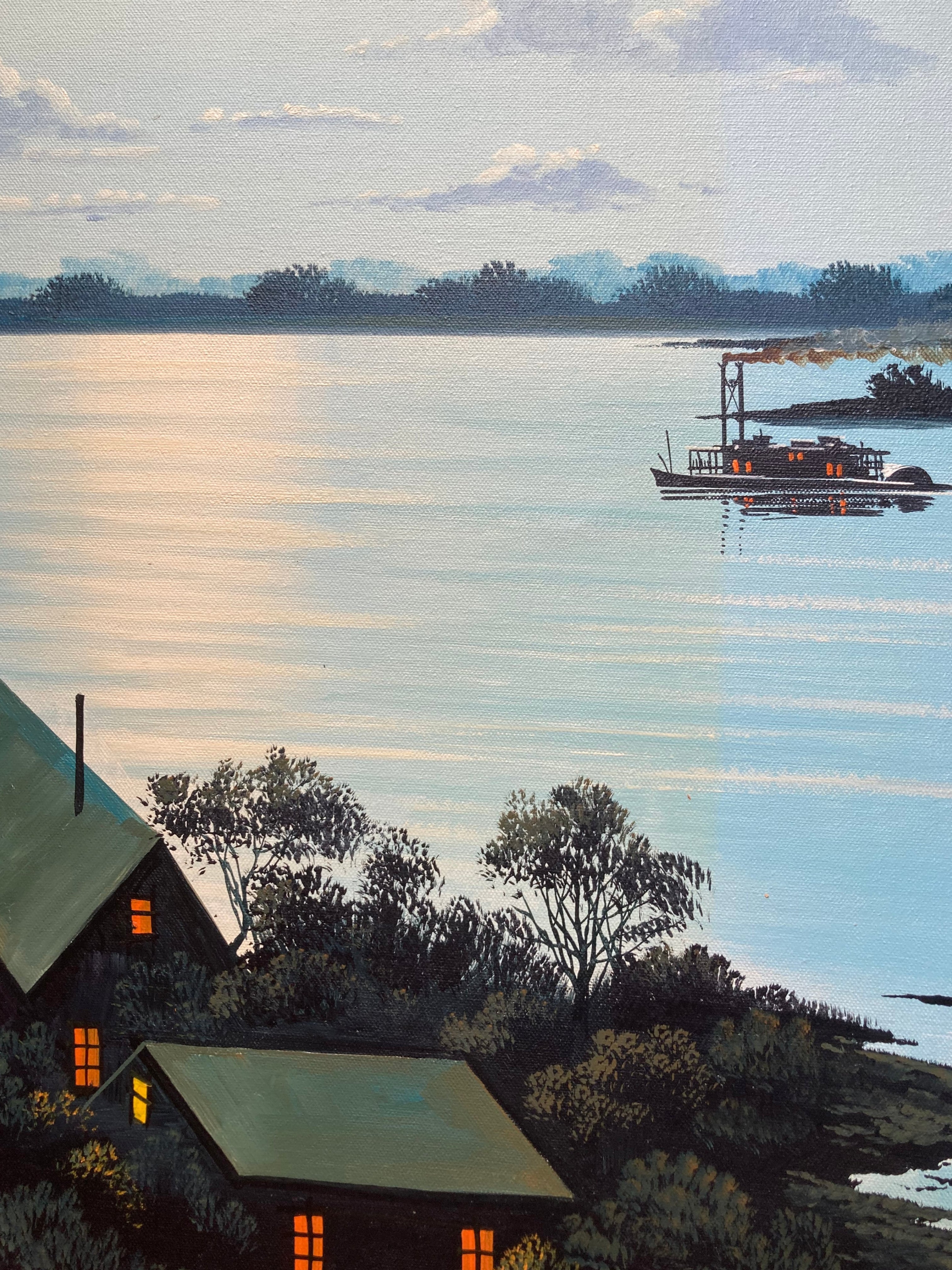 Oil Painting - Lakeside Living