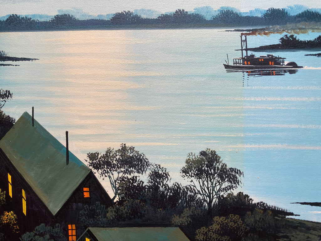 Oil Painting - Lakeside Living