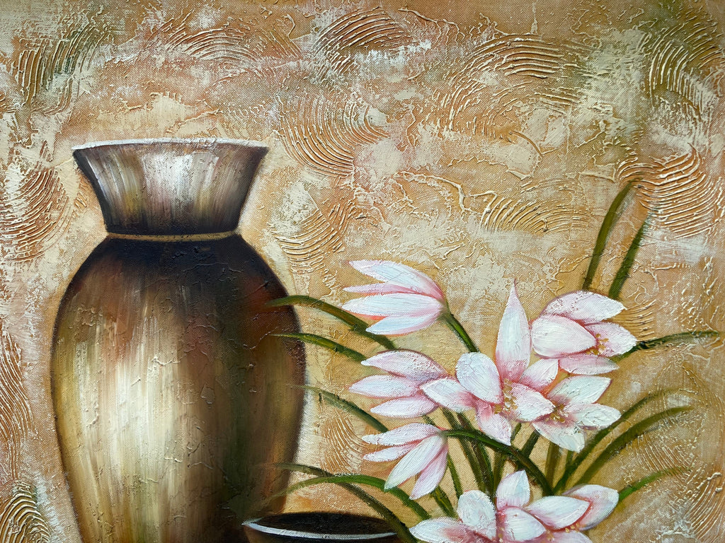 Oil Painting - Vases and Flowers