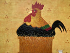 Oil Painting - Bathroom Rooster