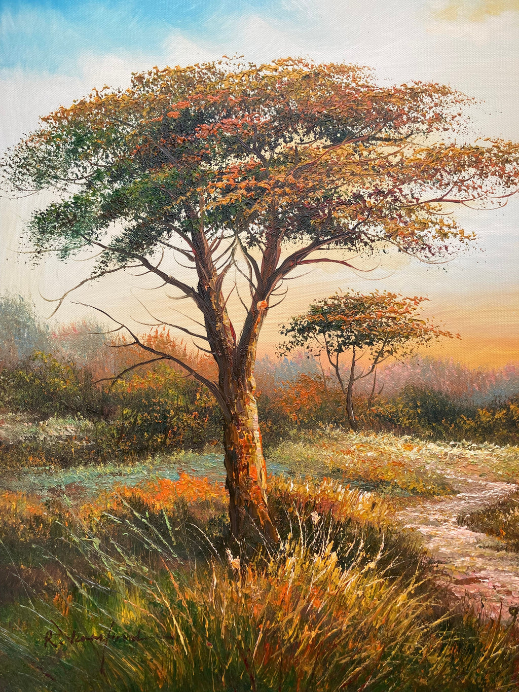 Oil Painting - Colorful Landscape