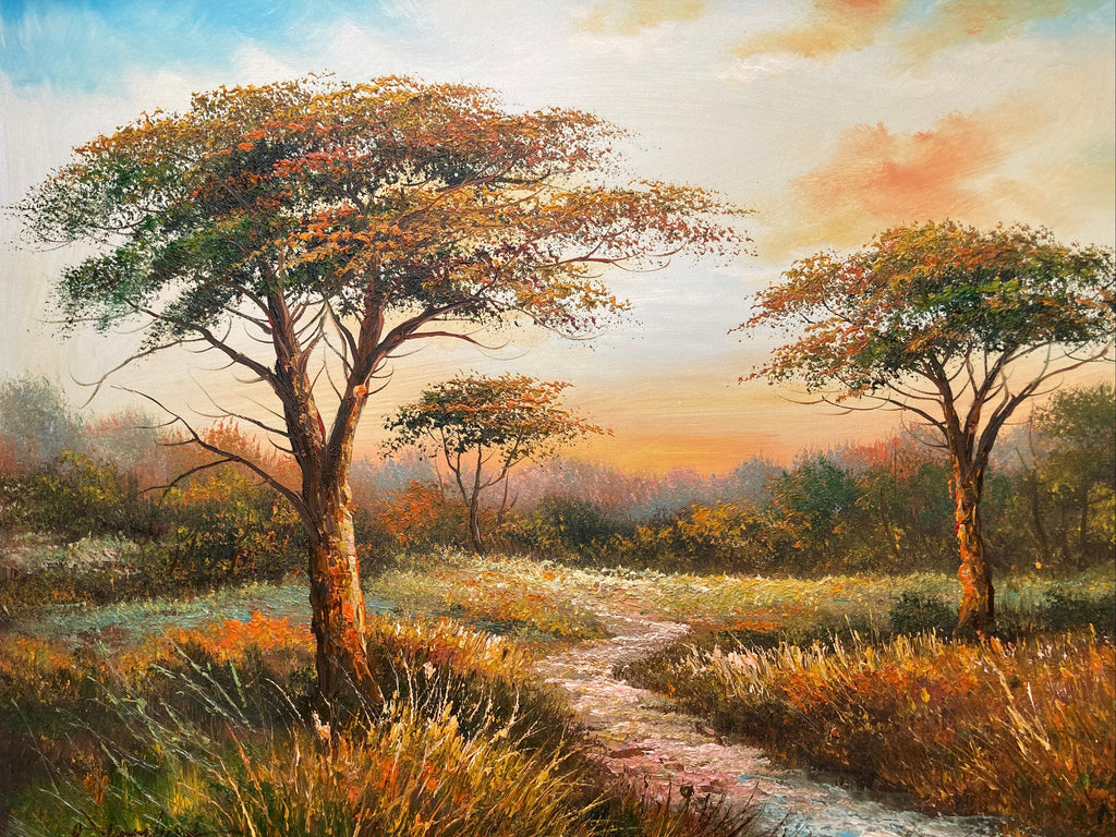 Oil Painting - Colorful Landscape