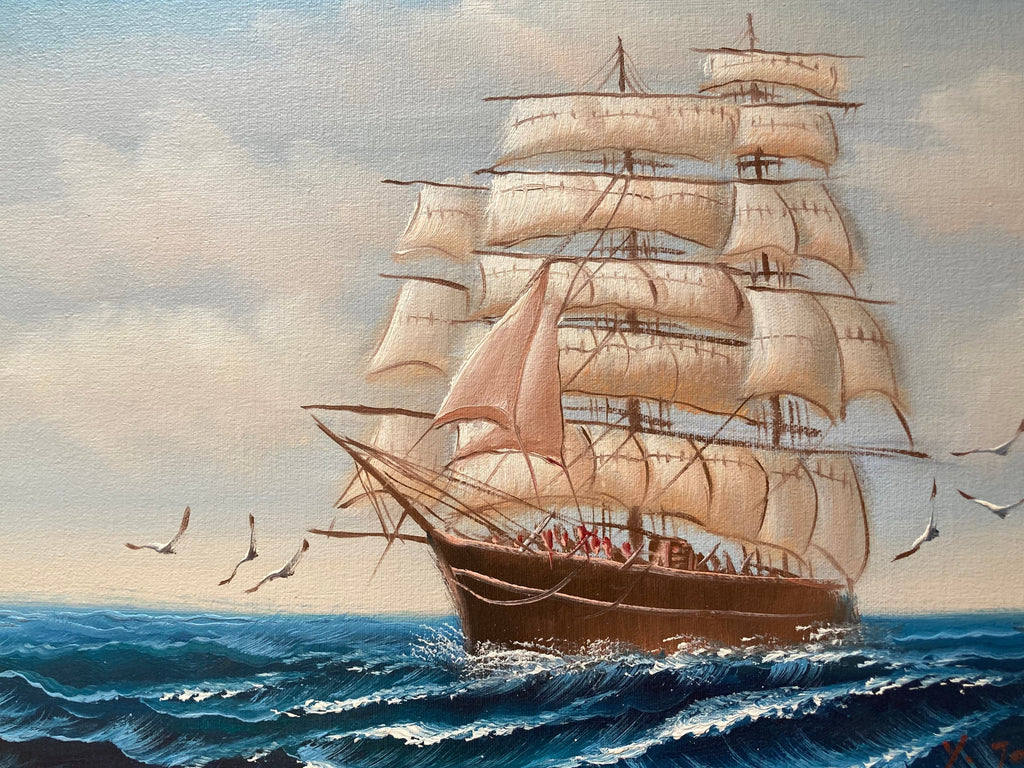 Oil Painting - Clipper Ship