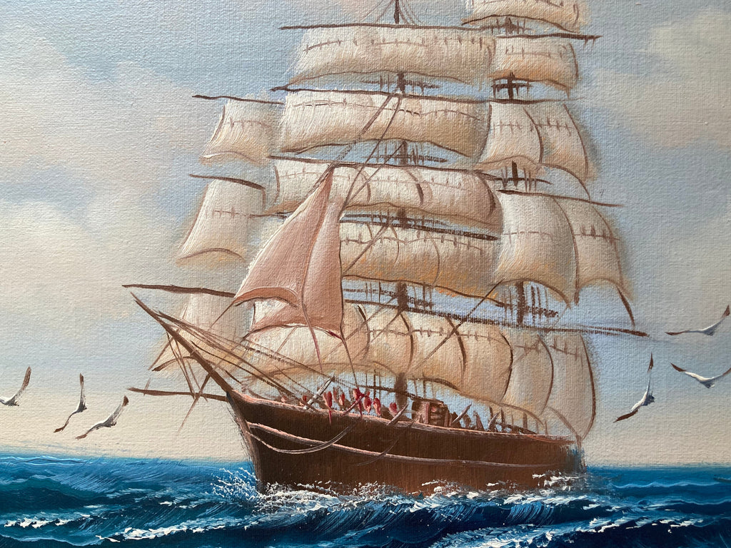 Oil Painting - Clipper Ship