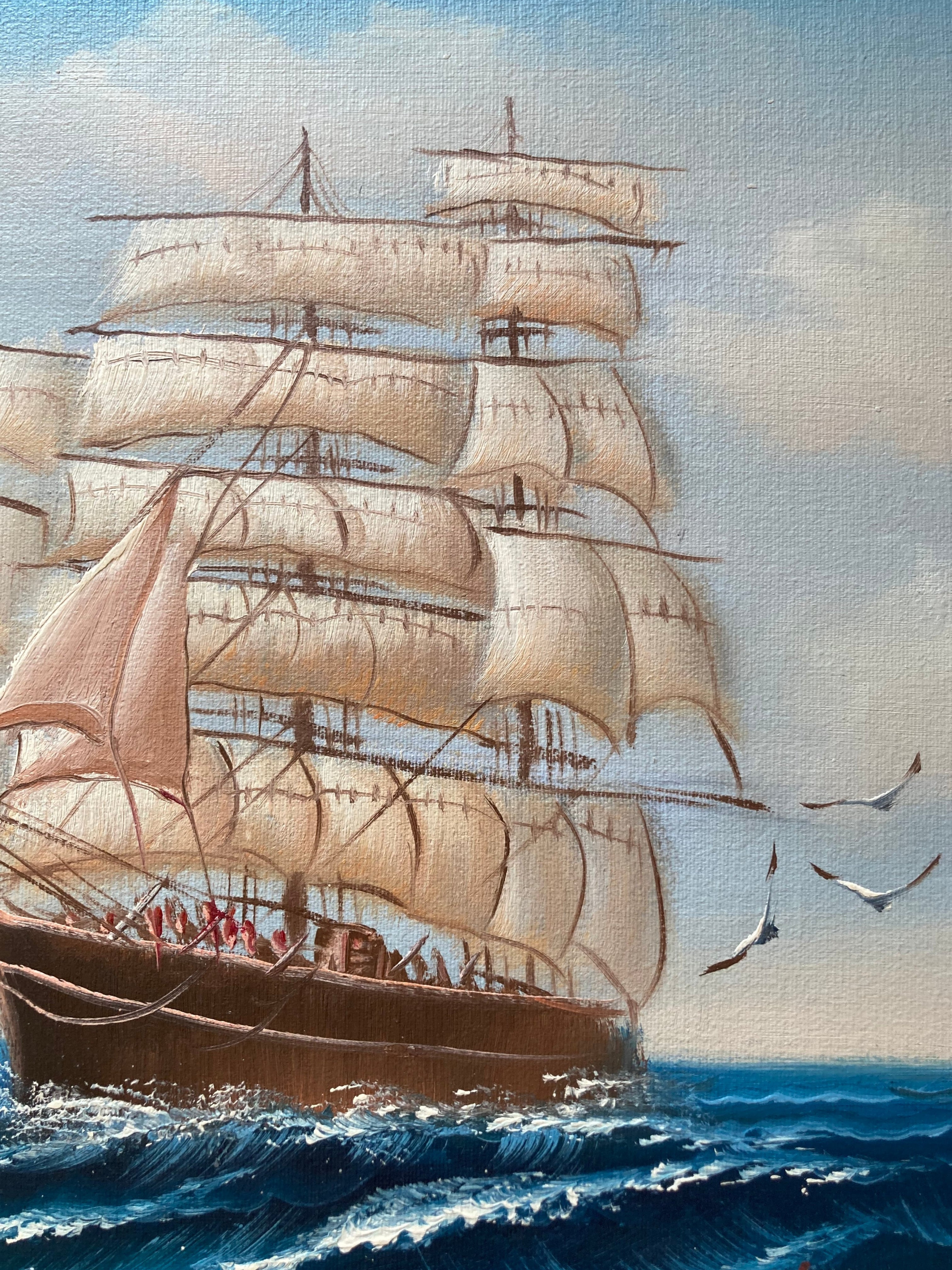 Oil Painting - Clipper Ship