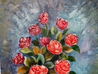 Oil Painting - Wine and Roses